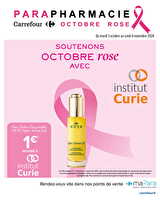 Parapharmacie octobre des magasins Carrefour Valable du 01 octobre au 04 novembre 2024