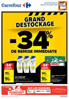 Grand destockage chez Carrefour Valable du 24 octobre au 24 novembre 2024