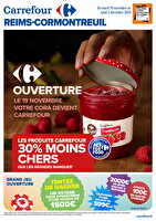 Reims cormontreuil ouverture carrefour chez Carrefour Valable du 19 novembre au 02 décembre 2024