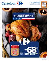 Bienvenue pour thanksgiving chez Carrefour Valable du 19 novembre au 02 décembre 2024