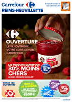 Reims neuvillette ouverture carrefour chez Carrefour Valable du 19 novembre au 02 décembre 2024