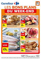 “les bons plans du week-end” des magasins Carrefour Valable du 22 au 24 novembre 2024