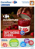 Limoges  ouverture carrefour chez Carrefour Valable du 19 novembre au 02 décembre 2024