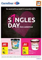 Singles' day : des promos rien que pour vous ! des magasins Carrefour Valable du 08 au 12 novembre 2024