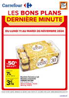 Les bons plans de derniere minute des magasins Carrefour Valable du 12 au 18 novembre 2024