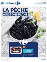  la pêche aux bons plans  chez Carrefour Valable du 19 au 23 novembre 2024