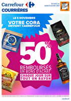 Courrieres ouverture carrefour des magasins Carrefour Valable du 05 au 09 novembre 2024