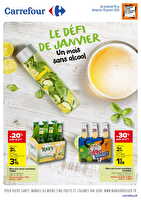 C’est le dry january ! nos offres sur les boissons sans alcool chez Carrefour Valable du 10 au 19 janvier 2025