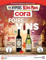 Foire aux vins des magasins Cora Valable du 27 septembre au 12 octobre 2024