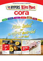 Les offres marché du week-end chez Cora Valable du 19 au 21 septembre 2024