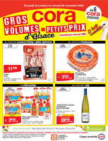 Gros volumes d'alsace = petits prix des magasins Cora Valable du 24 octobre au 09 novembre 2024