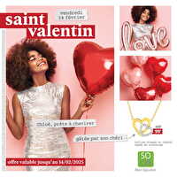 Saint valentin so or des magasins Cora Valable du 24 janvier au 14 février 2025