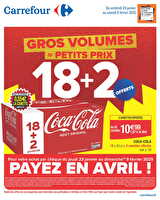 Gros volumes = petits prix des magasins Cora Valable du 24 janvier au 08 février 2025