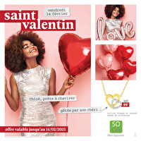 Saint-valentin so or chez Cora Valable du 05 au 14 février 2025