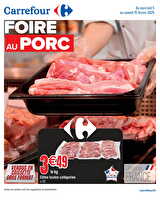 Foire au porc chez Cora Valable du 05 au 15 février 2025