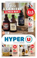 Foire à la bière ! chez Hyper U Valable du 10 au 22 septembre 2024