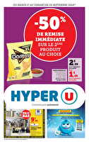 Les prix bas de la semaine des magasins Hyper U Valable du 17 au 29 septembre 2024