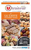 La carte automne - hiver chez Hyper U Valable du 08 octobre 2024 au 06 avril 2025