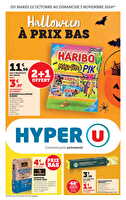 Halloween à prix bas des magasins Hyper U Valable du 22 octobre au 03 novembre 2024