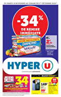 Les prix bas de la semaine des magasins Hyper U Valable du 19 novembre au 01 décembre 2024