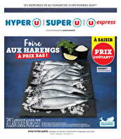 Foire aux harengs à prix bas ! chez Hyper U Valable du 20 au 24 novembre 2024