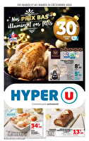 Les prix bas de noël chez Hyper U Valable du 17 au 24 décembre 2024