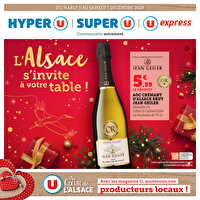 Tract festif chez Hyper U Valable du 03 au 07 décembre 2024