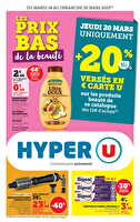 La beauté à prix bas ! chez Hyper U Valable du 18 au 30 mars 2025