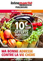 Ma bonne adresse contre la vie chère chez Intermarché Valable du 24 au 28 septembre 2024