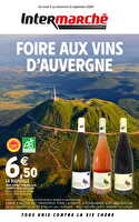 Foire aux vins d’auvergne chez Intermarché Valable du 09 au 22 septembre 2024