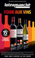 Foire aux vins  chez Intermarché Valable du 10 au 29 septembre 2024