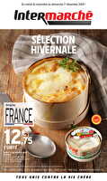 Sélection de notre région spécial raclette fondue chez Intermarché Valable du 26 novembre au 01 décembre 2024