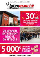 Un magasin entièrement rénové, on fête ça ? chez Intermarché Valable du 19 au 23 novembre 2024