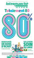 80% remboursés en bon d'achat sur le rayon soin du linge chez Intermarché Valable du 27 décembre 2024 au 05 janvier 2025