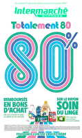 80% remboursés en bon d'achat sur le rayon soin du linge chez Intermarché Valable du 27 décembre 2024 au 05 janvier 2025