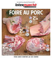 Foire au porc chez Intermarché Valable du 14 au 19 janvier 2025