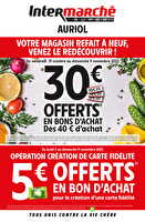 Flyer reouverture chez Intermarché Valable du 31 octobre au 09 novembre 2025