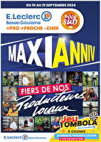 Producteurs locaux - anniversaire #2 des magasins Leclerc Valable du 10 au 21 septembre 2024