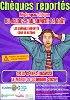 Operation cheque reporte septembre 24 des magasins Leclerc Valable du 15 au 21 septembre 2024