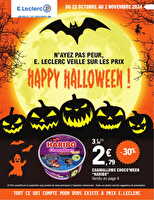 Halloween digital des magasins Leclerc Valable du 22 octobre au 02 novembre 2024