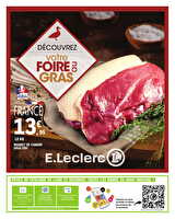 Foire au gras des magasins Leclerc Valable du 05 au 16 novembre 2024