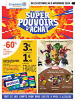 Super pouvoirs d'achat chez Leclerc Valable du 29 octobre au 09 novembre 2024