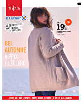 Bel automne des magasins Leclerc Valable du 22 octobre au 02 novembre 2024