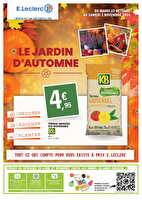 Jardin d'automne/toussaint des magasins Leclerc Valable du 22 octobre au 02 novembre 2024