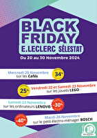 Black friday chez Leclerc Valable du 20 au 30 novembre 2024