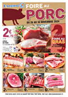 Foire au potc + gras chez Leclerc Valable du 25 novembre au 07 décembre 2024