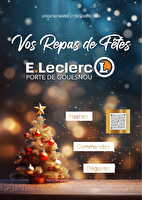 Carte traiteur festive 2024 chez Leclerc Valable du 02 au 31 décembre 2024