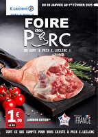 Foire au porc chez Leclerc Valable du 28 janvier au 01 février 2025