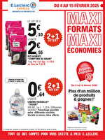 Maxi format maxi economies chez Leclerc Valable du 04 au 15 février 2025