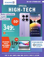 Spécial high tech des magasins Leclerc Valable du 04 au 15 février 2025